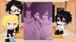 |⭐|Реакция персонажей суицидальный мальчик на тик ток |⭐|гача клуб|