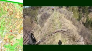 Спортивное ориентирование от первого лица. Видео с дистанции 03.05.2021