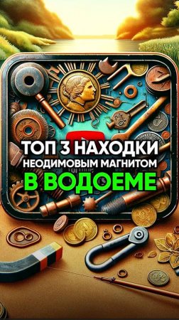 ⚡️😱ТОП-3 НАХОДКИ неодимовым магнитом в водоеме