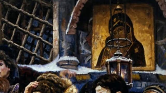 Раскадровка картины В. И. Сурикова "Боярыня Морозова" смотреть онлайн