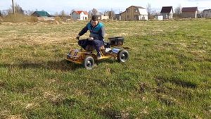 Финал самоделки! Самодельный квадроцикл #ЧАСТЬ4 . Простая самоходка своими руками!