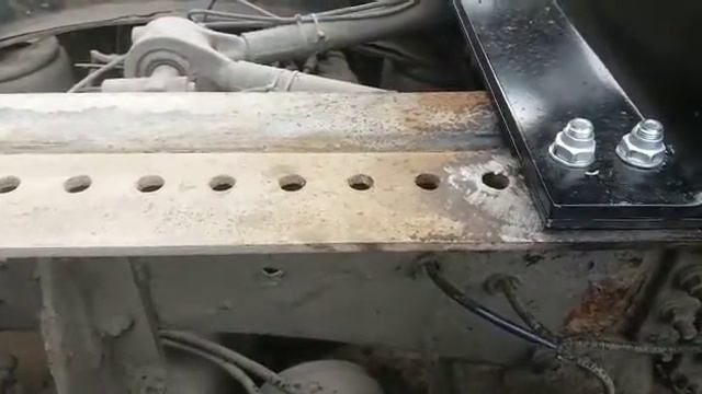 Поднять на тягаче 6х4 6х6 седло на 15см. Усиленная проставка-монтажная плита на все трехосные тягач смотреть онлайн