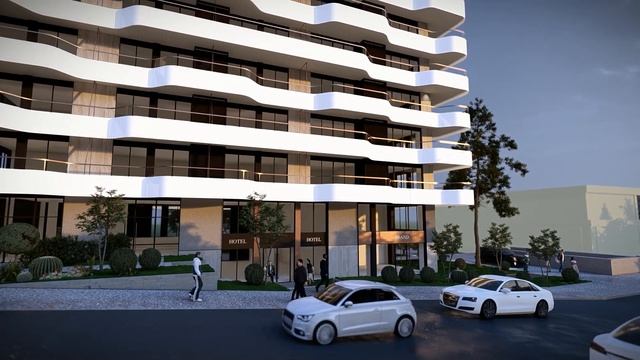 LUMION ANIMATION SCENE  FOR RUSSIAN SOCHI| EKSTERYER ANIMATSIYASI ROSSIYA SOCHI UCHUN "ATLAS" HOTEL