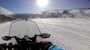 КИРОВСК. Снегоходный тур по живописным местам озера Малый Вудъявр.