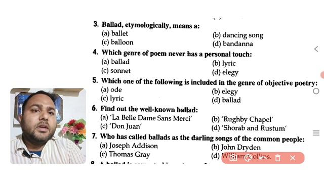 BA 2nd Semester English MCQs | Unit I MCQs | Forms Of Poetry MCQs |Sonnet MCQs |Elegy MCQs #awareno смотреть онлайн