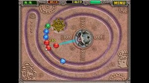 Zuma Deluxe. Прохождение игры №1. 1 этап