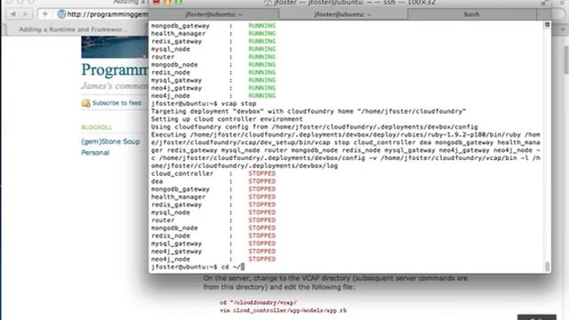 Adding a Runtime and Framework to Cloud Foundry смотреть онлайн