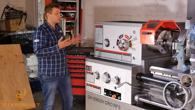 Обзор токарно-винторезного станка Jet GH-2060 ZH DRO RFS 50000831T смотреть онлайн