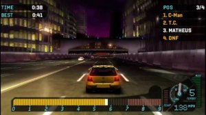 NEED FOR SPEED UNDERGROUND RIVALS PSP gameplay