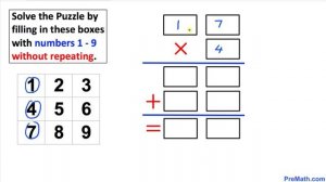 Solve this Puzzle | Fill in the Boxes Using Numbers 1, 2, 3, 4, 5, 6, 7, 8, 9 Without Repeating The