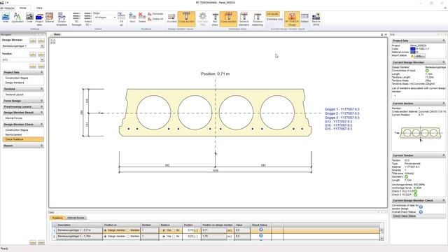 [EN] KB 000524 | Расчет преднапряженных многопустотных плит смотреть онлайн