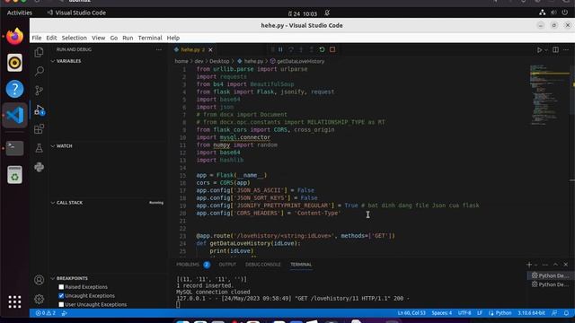 Thinkdiff Review - Hướng Dẫn Dùng Python Truy Xuất MySQL Làm Server Backend - Máy Ảo UTM - Ubuntu смотреть онлайн