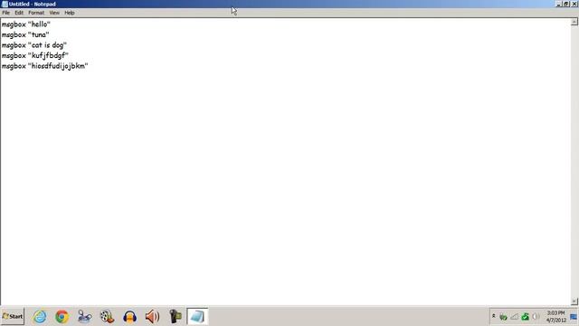 VBS how to: how to make a vbs program with notepad