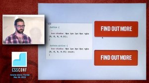 [CSSConfUS 2013] Tim Hettler: Sweating the Small Stuff: Recreating Subtle Design Details Using Sass