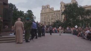 Уходит пограничная колонна