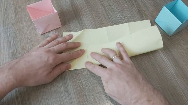 DIY-How to make a box without glue out of paper with your own hands. A4 paper box.
