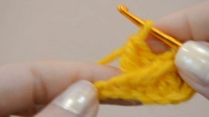 Перекрещенные столбики крючком - Один поверх трех столбиков с накидом направо