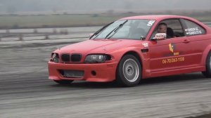 BMW E46 V8 powerful drifting and engine sound