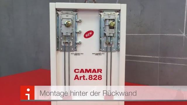 CAMAR 828 Подвеска корпусов скрытая, регулируемая снизу смотреть онлайн