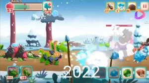 Evolution of Dino Bash 2016-2023