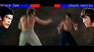 Брюс Ли VS Чак Норрис. Мортал Комбат. Bruce Lee Vs Chuck Norris Mortal Combat