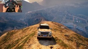 GTA 5 - GWM Haval H9 SUV - OFF ROAD | Steering wheel gameplay