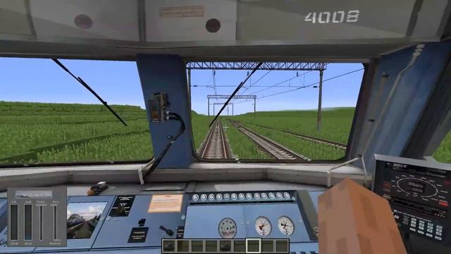 Обзор ЭР2 с функционалом в Minecraft Immersive Railroading смотреть онлайн