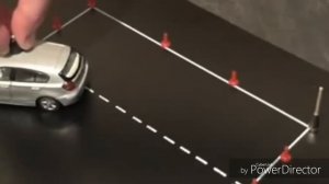 Параллельная парковка на автодроме