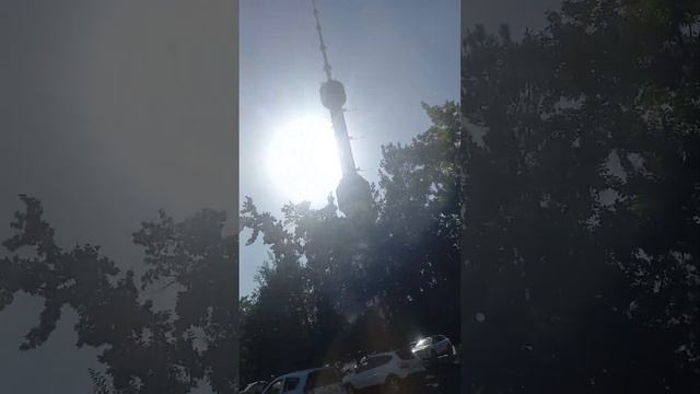 Ташкентская телебашня днём, Узбекистан. Tashkent TV Tower by day. Uzbekistan.