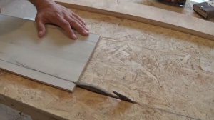 Отрезать ламинат без сколов своими руками.