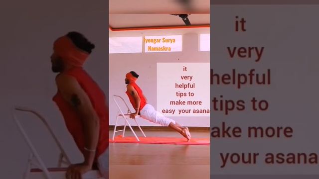 Iyengar Surya Namaskra With Yoga Chair #shorts #viralshorts #viral #rishikeshyogavalley