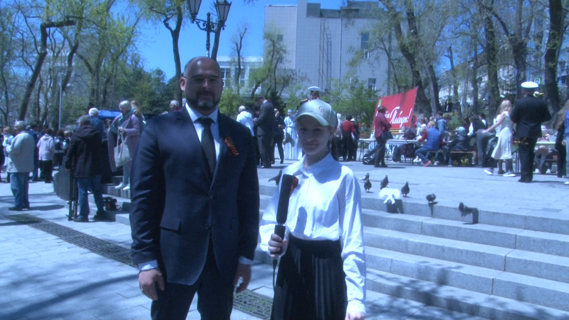 9 мая 2022г. Мэр города Владивостока Константин Шестаков поздравил горожан с Днём Победы.