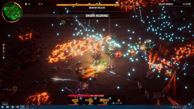 Overclocked Flamethrower Turns Alien Bugs to Ashes | Deep Rock Galactic: Survivors смотреть онлайн