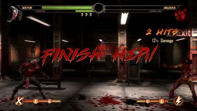 Mortal Kombat 9 - Expert Tag Ladder (Sektor & Scorpion/3 Rounds/No Losses) смотреть онлайн