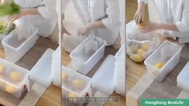 Прозрачные ящики для холодильника