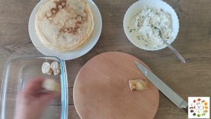 Блинчики в сметанном соусе!