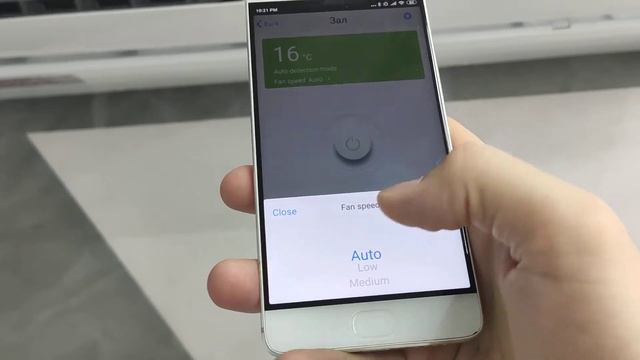 Управляем кондиционером TCL type air conditioner TAC-12HRIA/VE ( remote control from e-control app