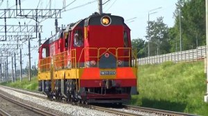 Сплотка тепловозов ЧМЭ3-2024 + ЧМЭ3-1329