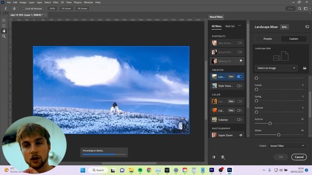 CHANGE TEXTURE OF VIDEO IN ONE CLICK - NEURAL FILTERS (ADOBE PHOTOSHOP EFFECT 2023) смотреть онлайн