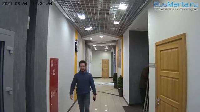Пример записи Беспроводной WiFi видеоглазок с датчиком движения, звонком и аккумулятором PS-W2 смотреть онлайн