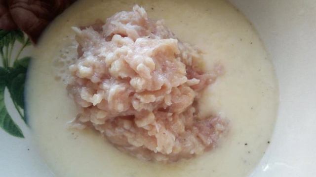 Мясные оладьи