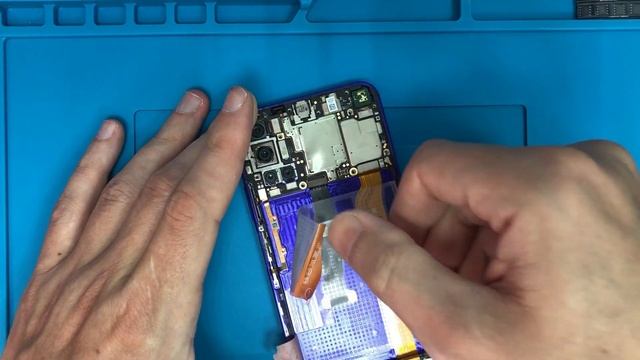 Huawei Nova 5T замена дисплея разбор YAL-L21