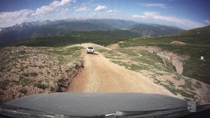 Спуск с Акташского ретранслятора. УАЗ Патриот. 29 июня 2018