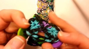 ONELOOM Stained Glass Bracelet Tutorial by feelinspiffy (Rainbow Loom)