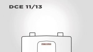 DCE 11/13 - первый компактный трехфазный проточный водонагреватель от компании STIEBEL ELTRON