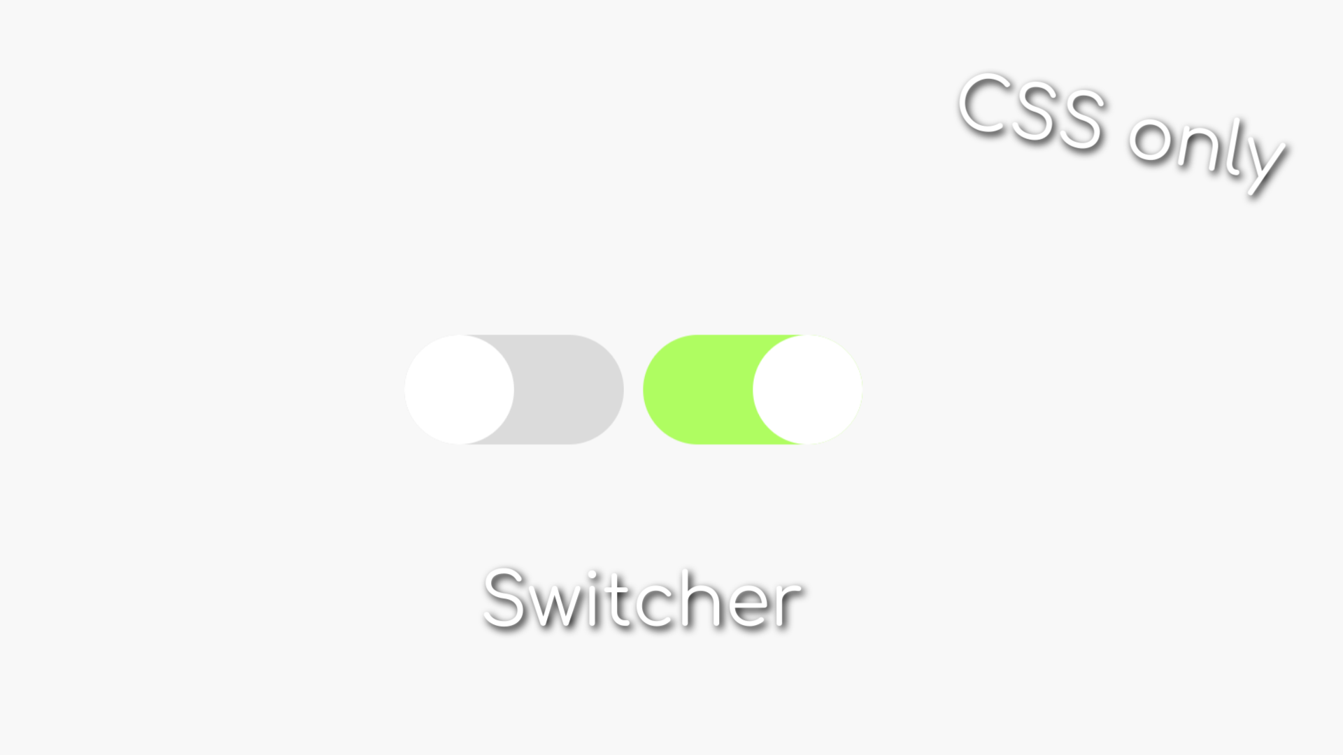 Создание переключателя на css | create simple switcher | html css