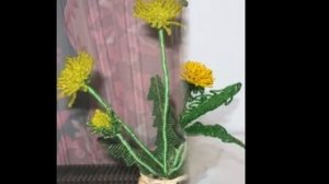 Любимый бисер-Одуванчики из бисера