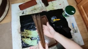 Обрабатываю бумажную лозу VGT и размачиваю