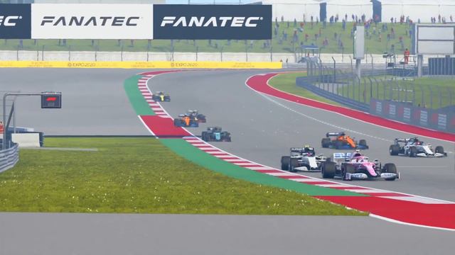 F1 2020 - My Team Career. Season 1. Race 19. United States. 25% Race. Full Replay. смотреть онлайн