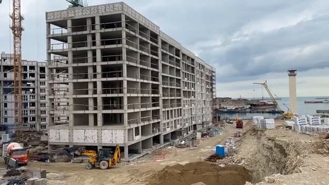 17 ноября 2023 года Севастополь Жилой комплекс Порто Франко корпус 9.